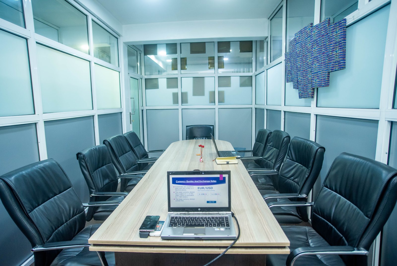 Board meeting room — intimate executive setting for senior sessions