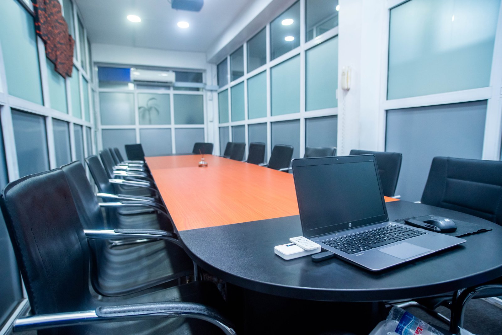 Conference facility — professional setting for client workshops and briefings